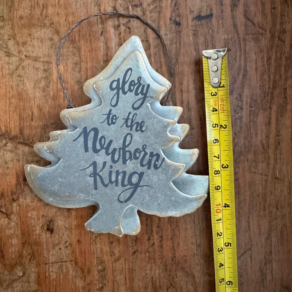 Rustic Christmas Tree Ornament